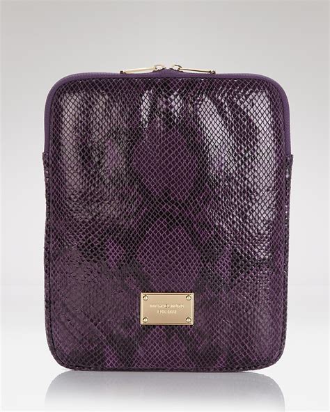 michael kors black python ipad case|Michael Kors iPad stand.